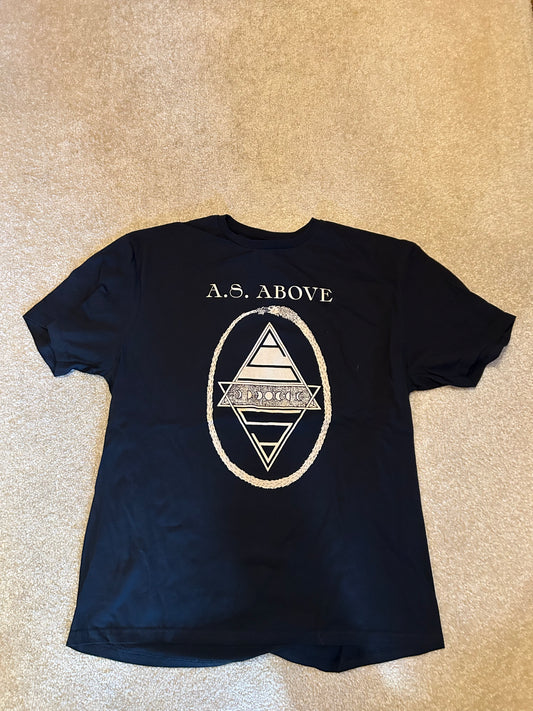 Ancient Shapes A.S. Above T-Shirt (BLACK)